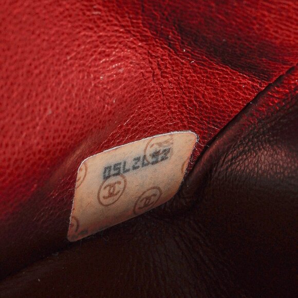 Chanel Navy Lambskin Leather Classic Medium Double Flap Shoulder Bag - Picture 15 of 16